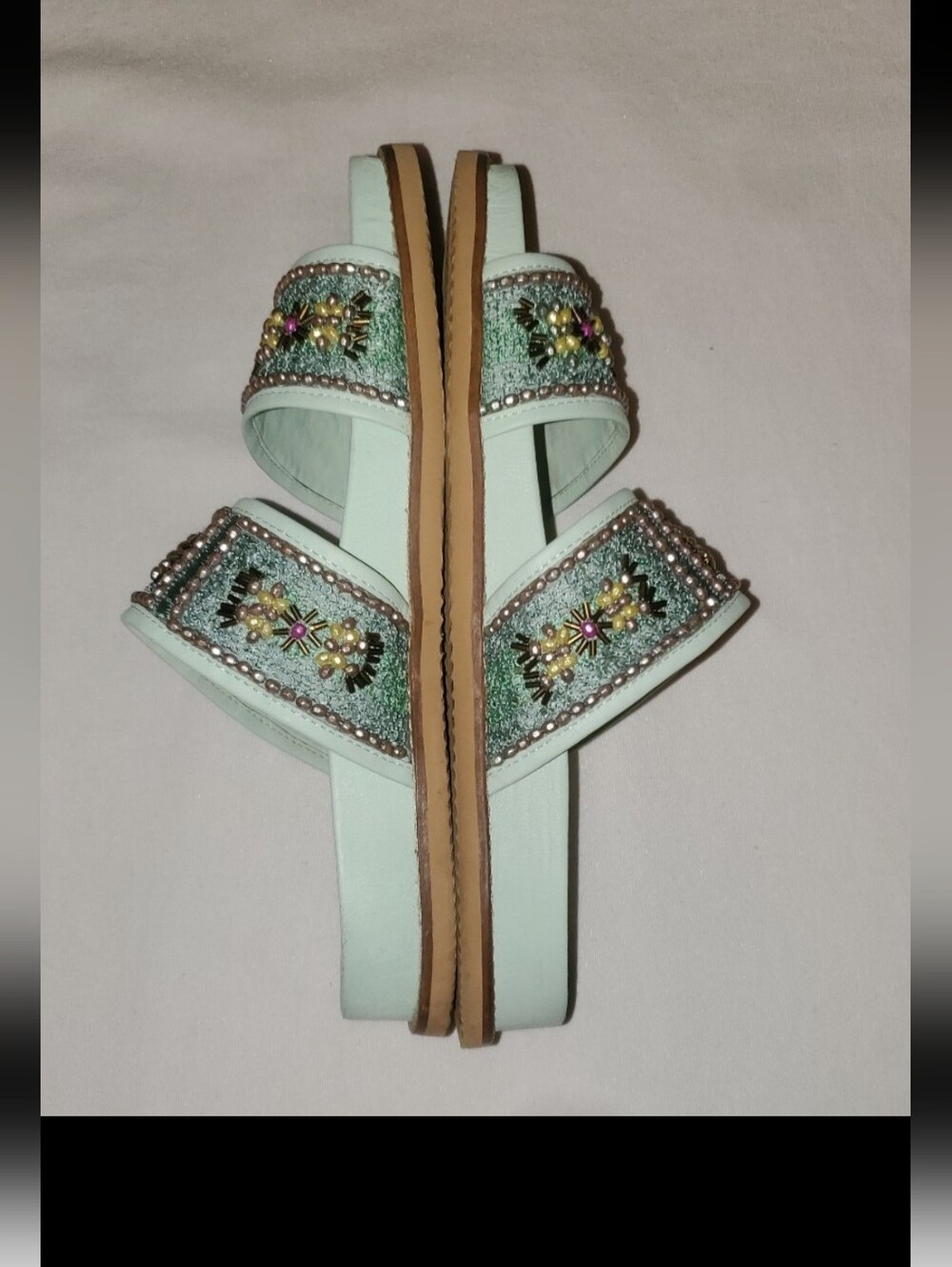 Sam Edelman Sandals Size 10 Leather Sandals Size 10 Sam Edelman Otto Sandal Mint - Picture 7 of 12